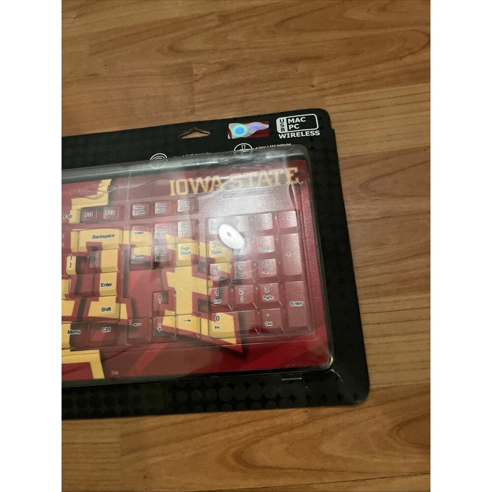 Keyscraper University Of Iowa State Cyclones Wireless Keyboard Mac PC NCAA